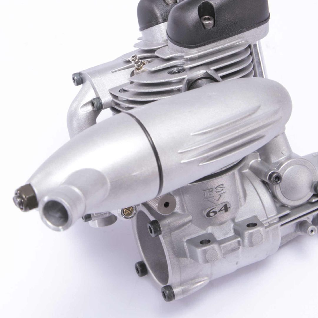 OS Engines 3AY00 O.S. FS-64V (61T2) W/F-4051 SILENCER – image 5