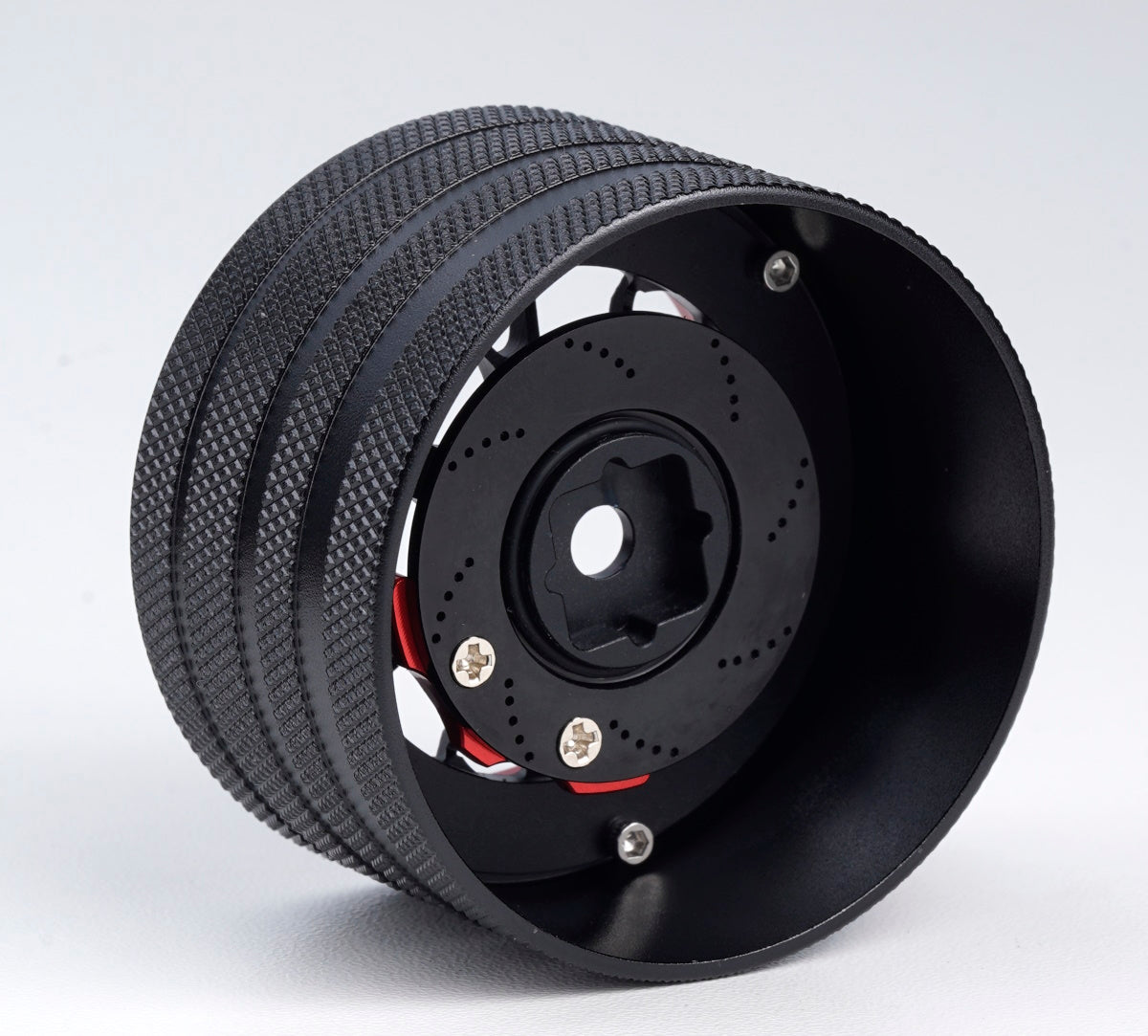 Powerhobby Aluminum Steering Wheel Red Airtronics M12 thumbnail 2