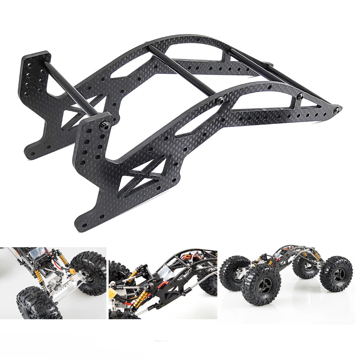 Powerhobby Racer Carbon Fiber 1/10 Rock Crawler Chassis thumbnail 3