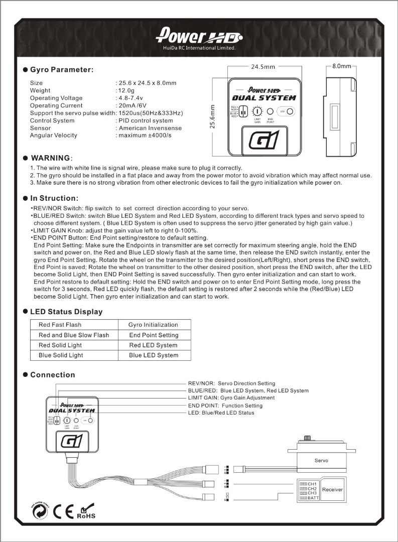 Power HD Gyro G1 - Silver – image 3