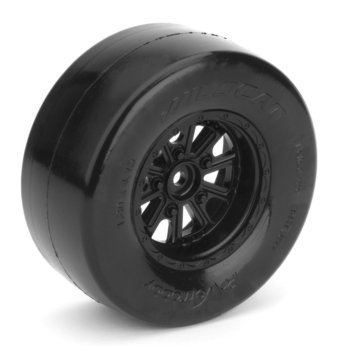 Powerhobby 1/10 Mounted Wildcat BELTED Rear 2.2"/3.0" Drag Racing Tires ULTRA SOFT thumbnail 3