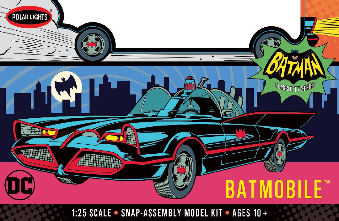 Polar Lights TV Batmobile Snap 1/25 Model Kit (Level 2) thumbnail 1