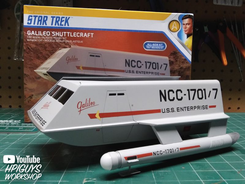 Polar Lights Galileo Shuttle 1/32 Model Kit (Level 2) – image 11