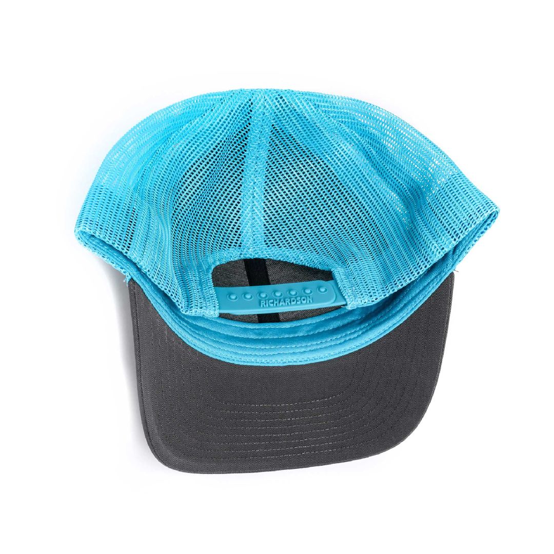 Pro Boat Charcoal/Neon Blue Snapback Hat – image 2