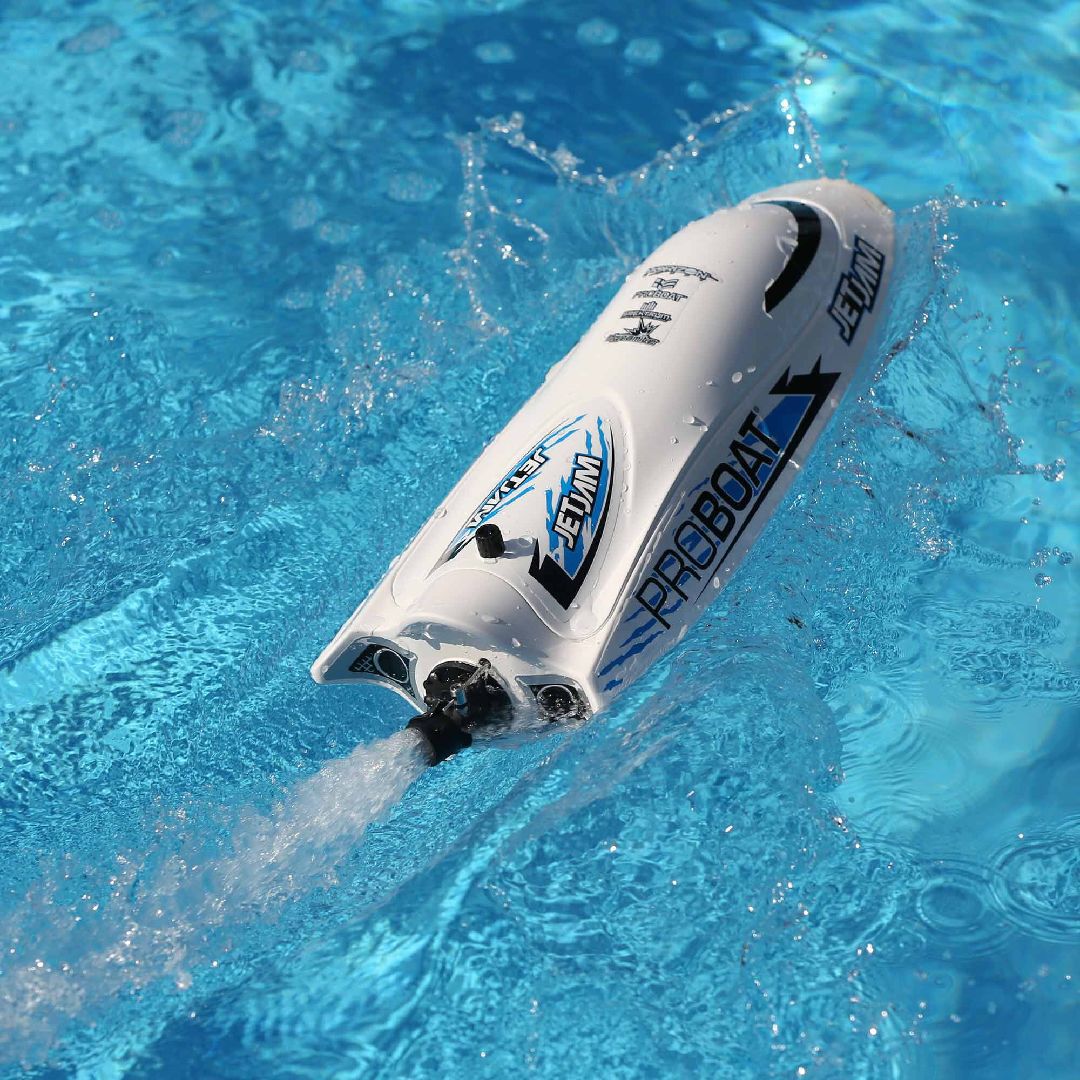 Pro Boat Jet Jam 12 Pool Racer, Brushed RTR - White (B&C Incl) – image 4