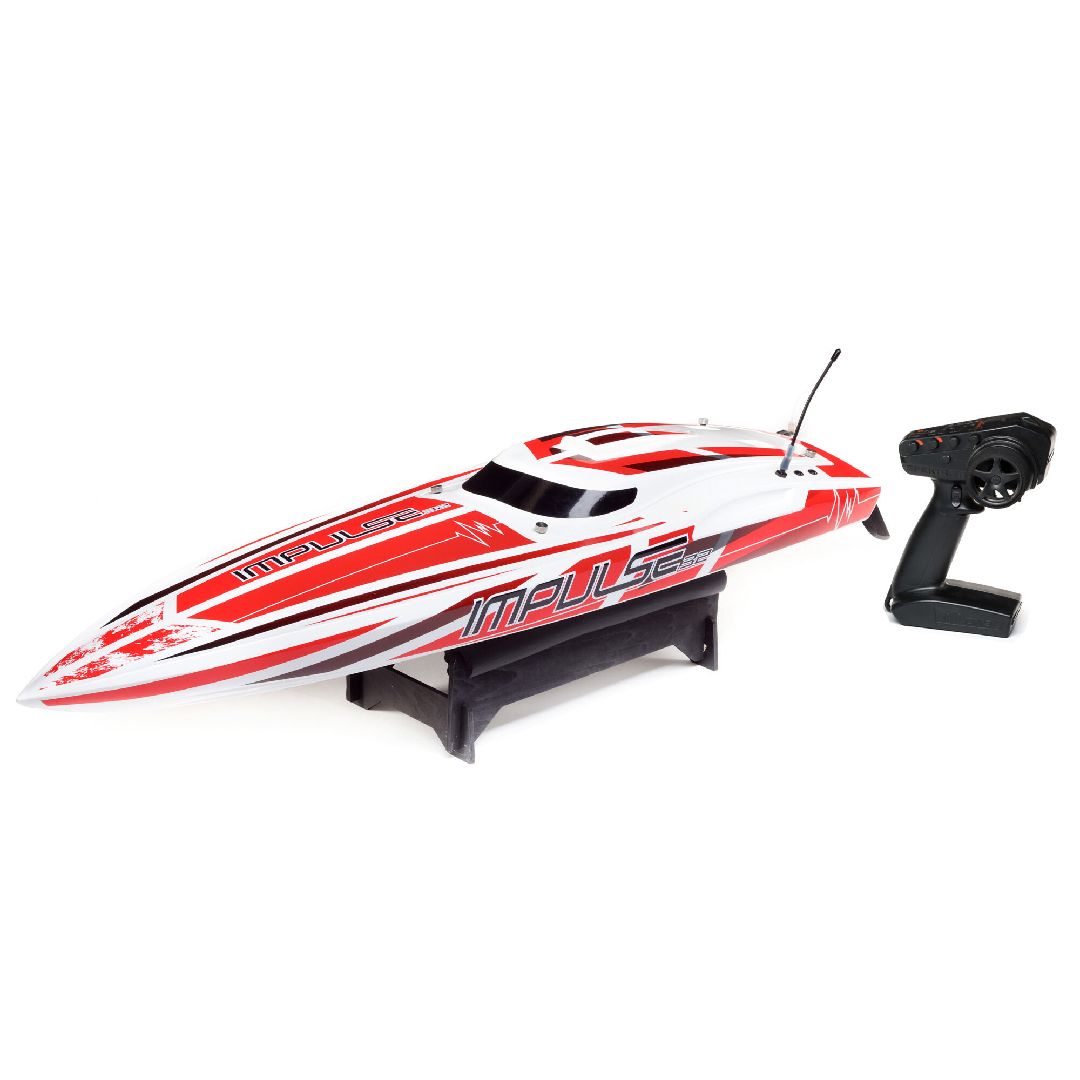 Pro Boat Impulse 32, Deep-V, Blx, Smart RTR - White/Red – image 3