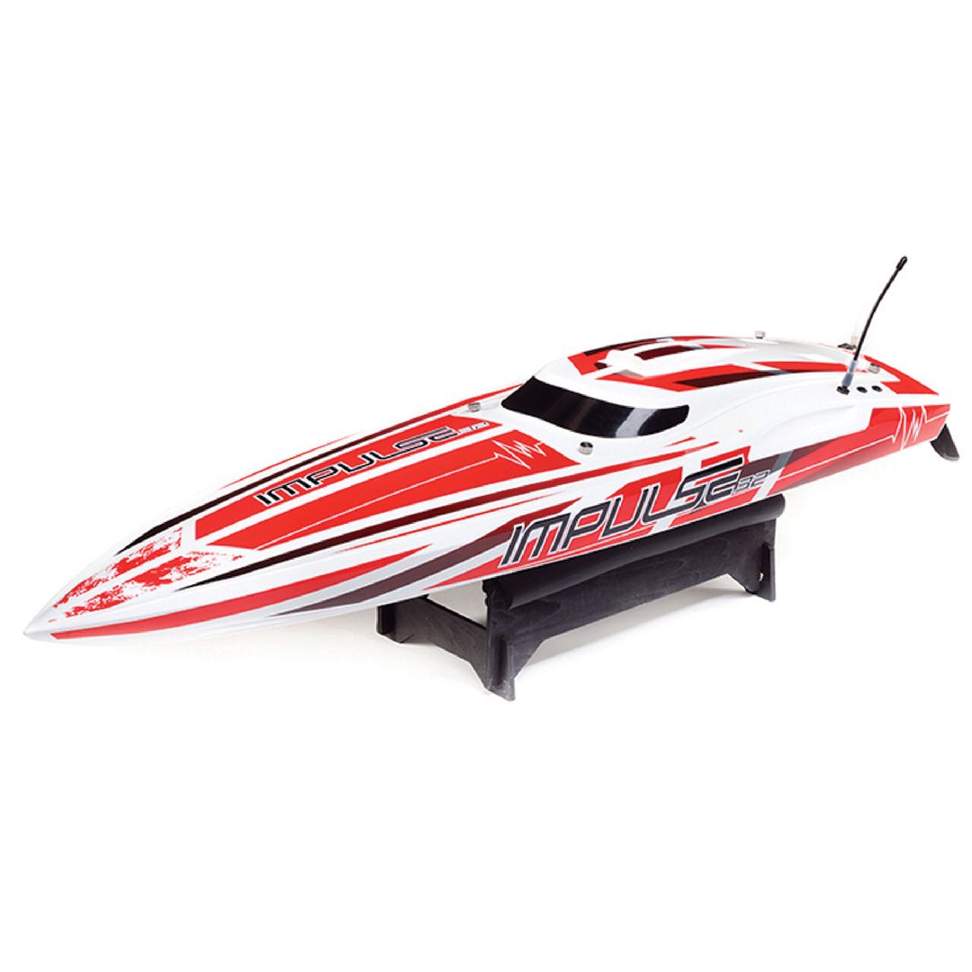 Pro Boat Impulse 32, Deep-V, Blx, Smart RTR - White/Red – image 5