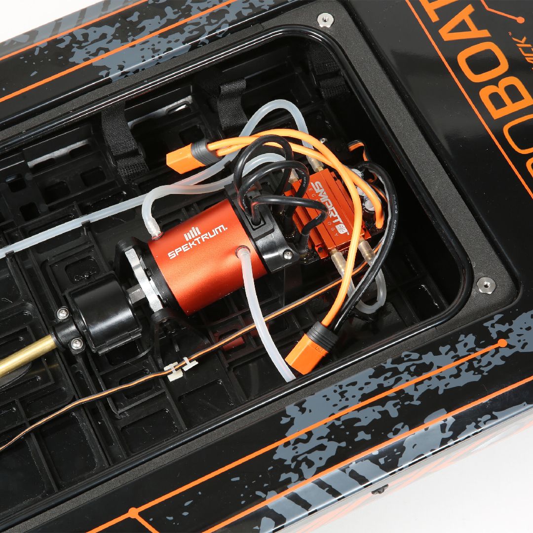 Pro Boat Blackjack 42-inch Brushless 8S Cat RTR - Black/Orange – image 3