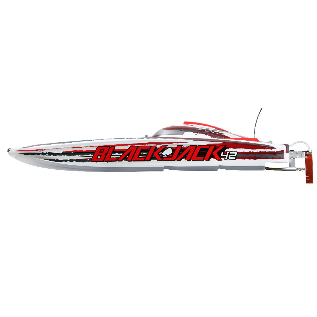 Pro Boat Blackjack 42-inch Brushless 8S Cat RTR - White/Red – image 3