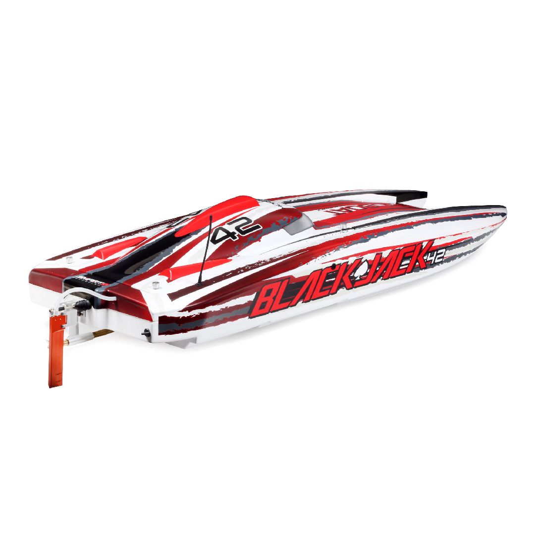 Pro Boat Blackjack 42-inch Brushless 8S Cat RTR - White/Red – image 4