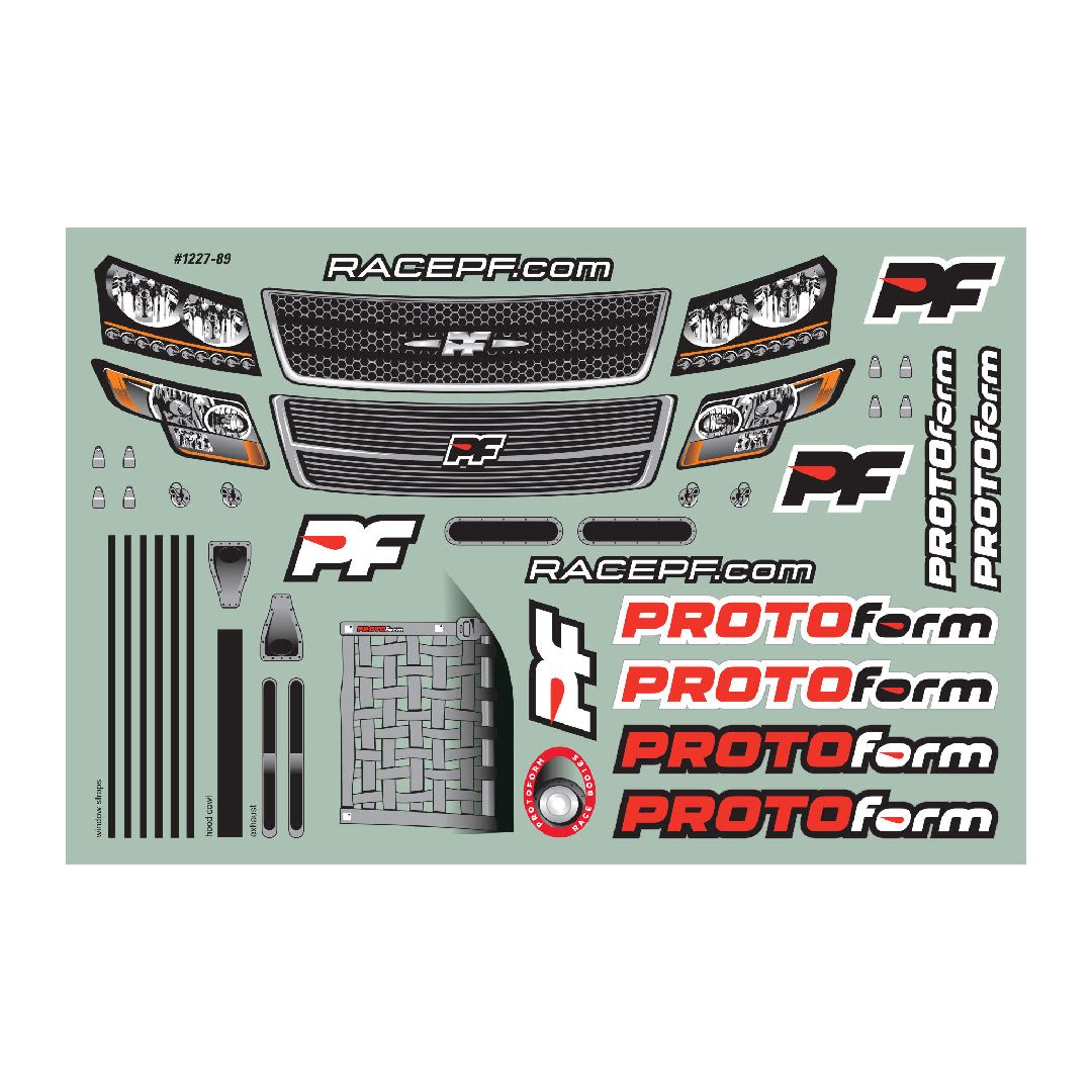 Protoform ORT Oval Race Truck Body, Clear – image 3