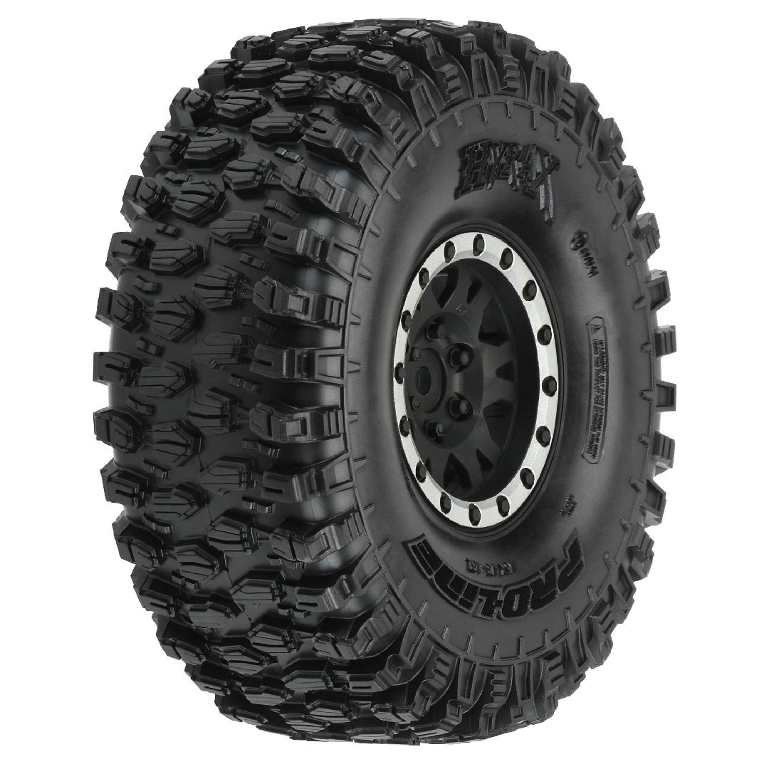 Pro-Line Hyrax 1.9 G8 MTD Impulse Blk/Slvr Wheels F/R (2) – image 6