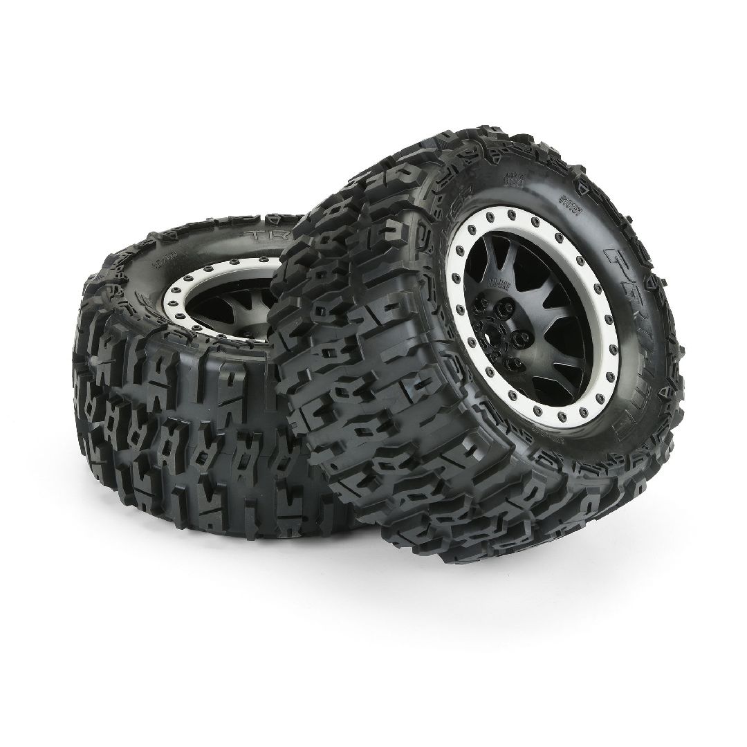Pro-Line Trencher 4.3" Pro-Loc Tires on Black Wheels (2) – image 2