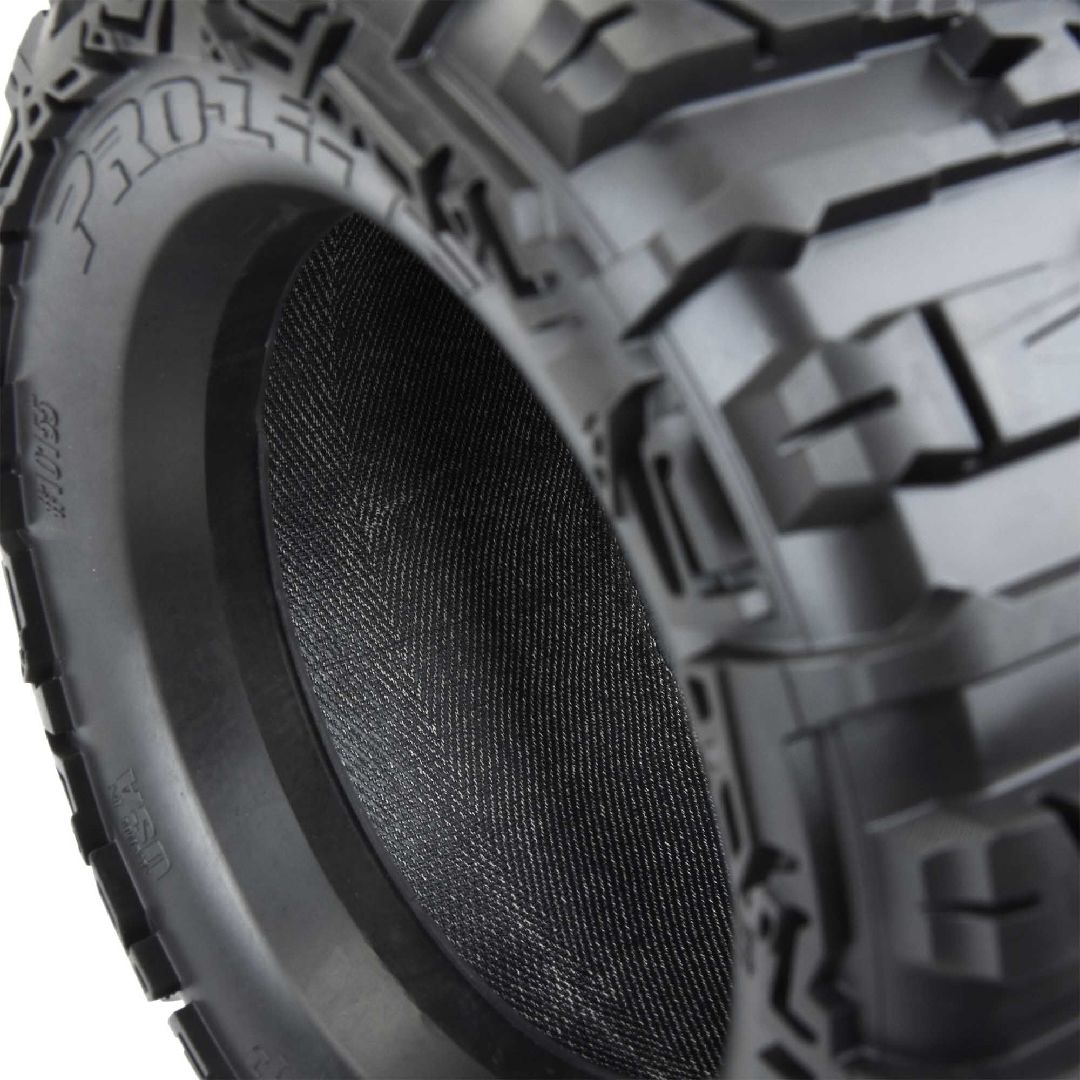 Pro-Line Trencher 3.8" BELTED Tires on Black Rem Hex Whls (2) – image 6