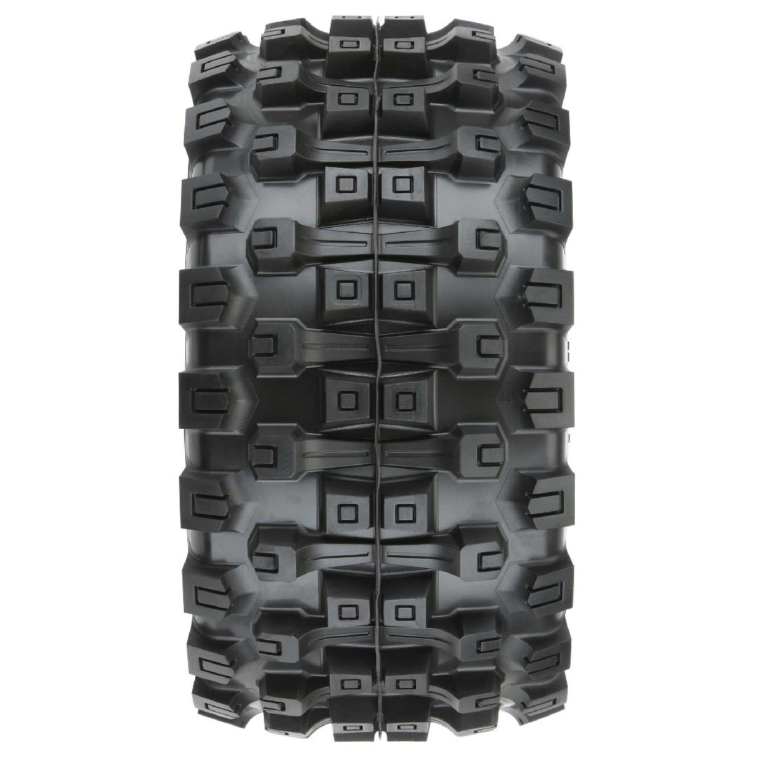 Pro-Line Badlands 3.8" BELTED Tires on Black Rem Hex Wheels (2) – image 4