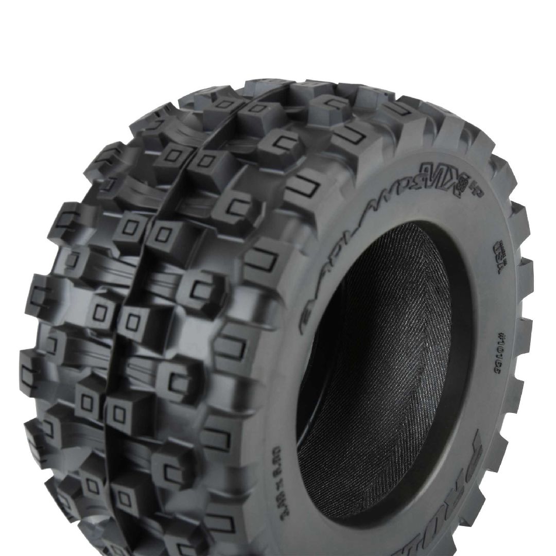 Pro-Line Badlands 3.8" BELTED Tires on Black Rem Hex Wheels (2) – image 6