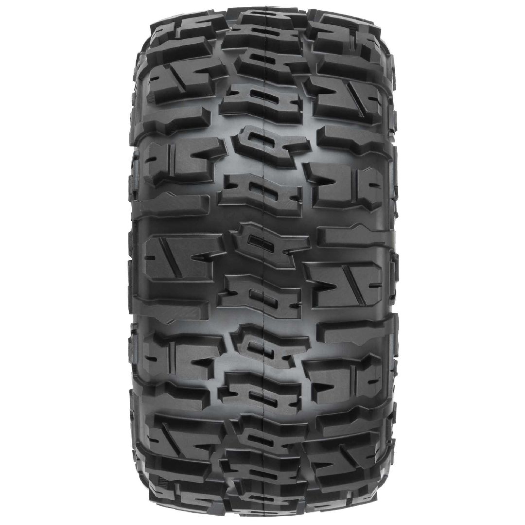 Pro-Line Trencher LP 3.8" Tires on Black Rem Hex Wheels (2) – image 3