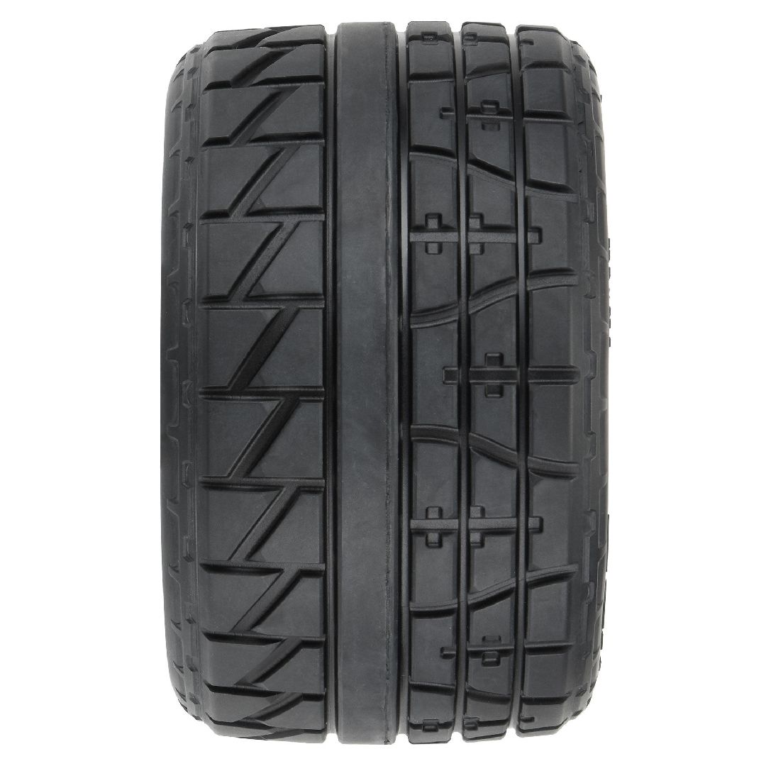 Pro-Line 3.8" Menace BELTED Tires on Black Rem Hex Wheels (2) – image 5