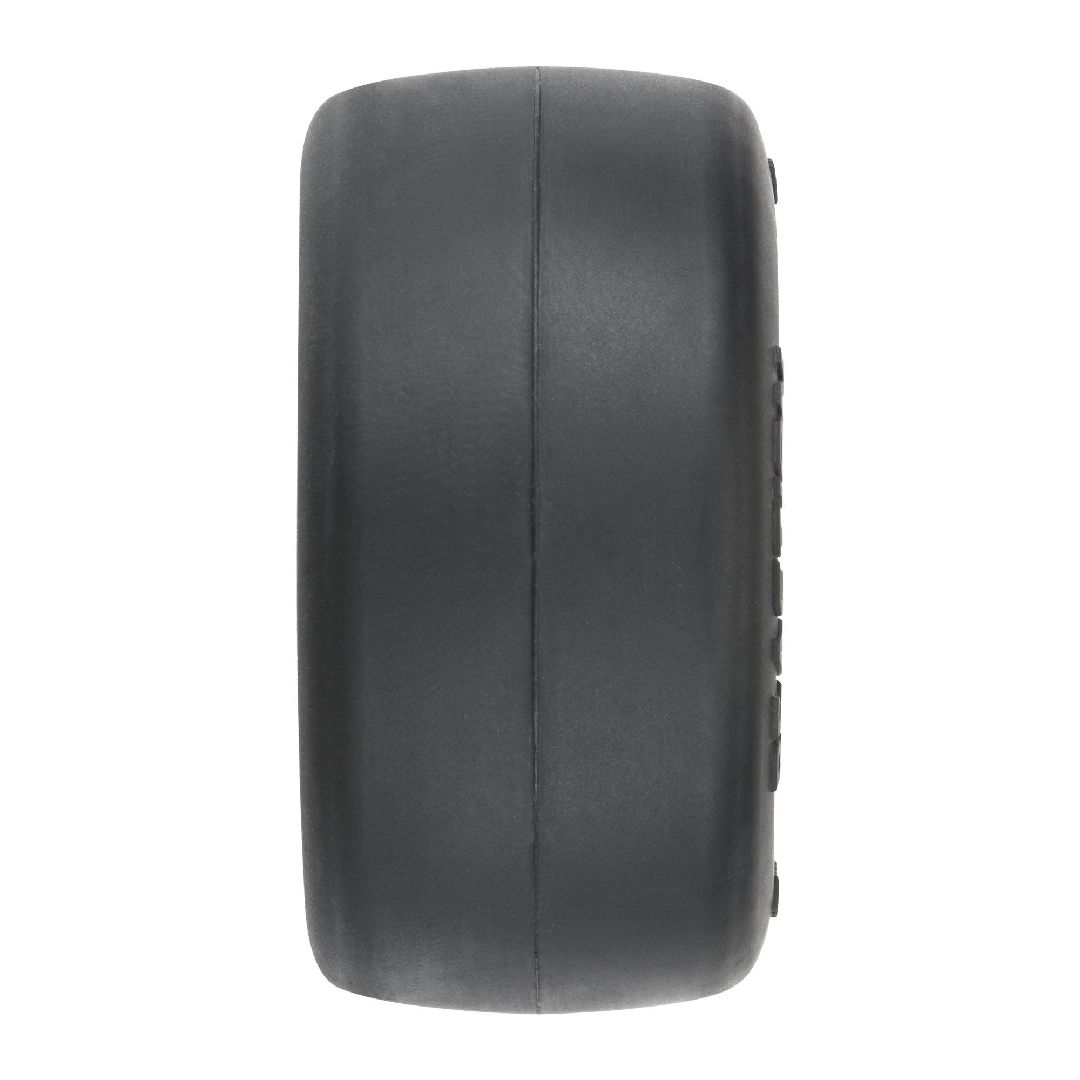 Pro-Line 1/16 Reaction Rr Tires MTD 7mm Blk/Sil:MiniDrag(2) – image 4