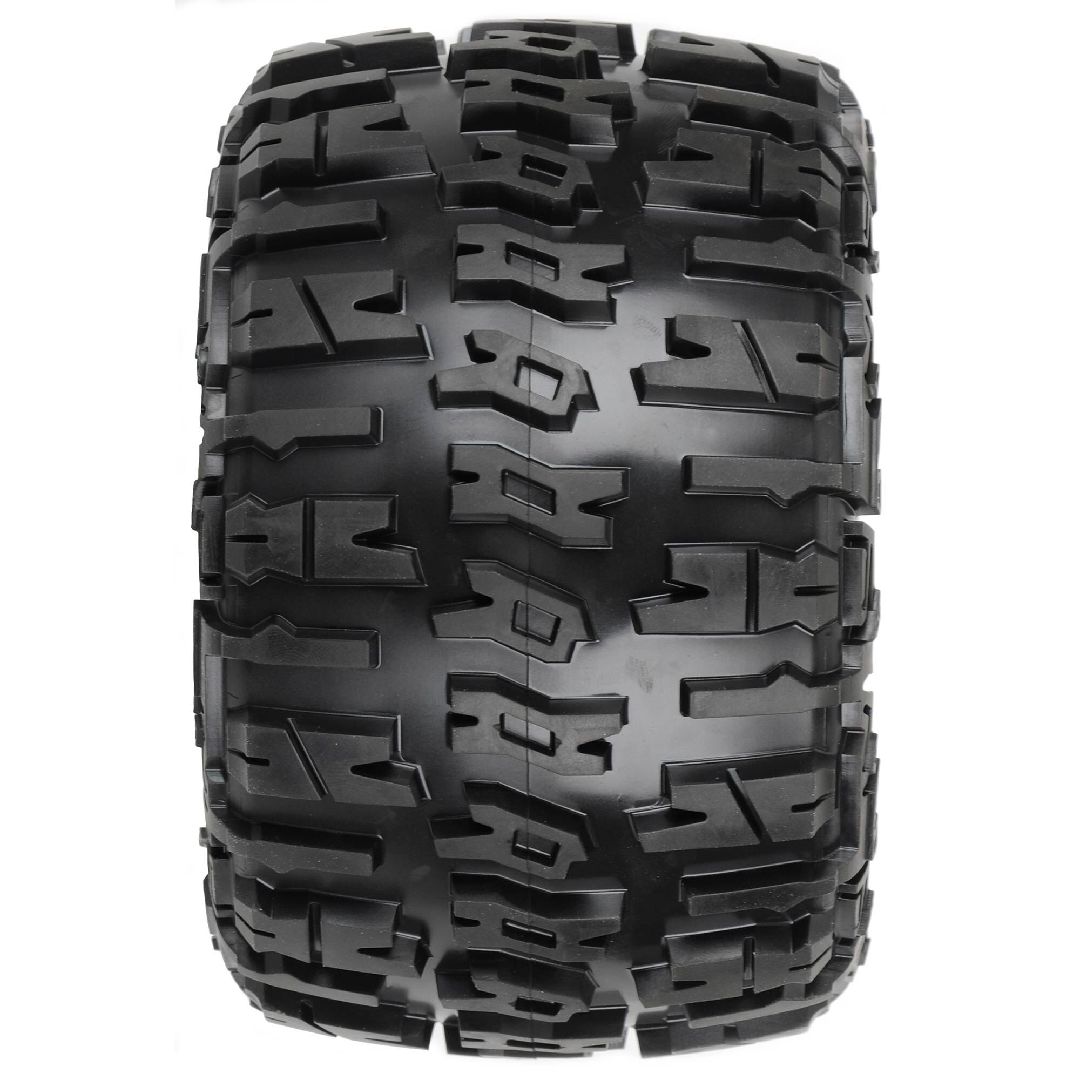 Pro-Line Trencher X 3.8" Tires on Black Rem Hex Wheels (2) – image 2