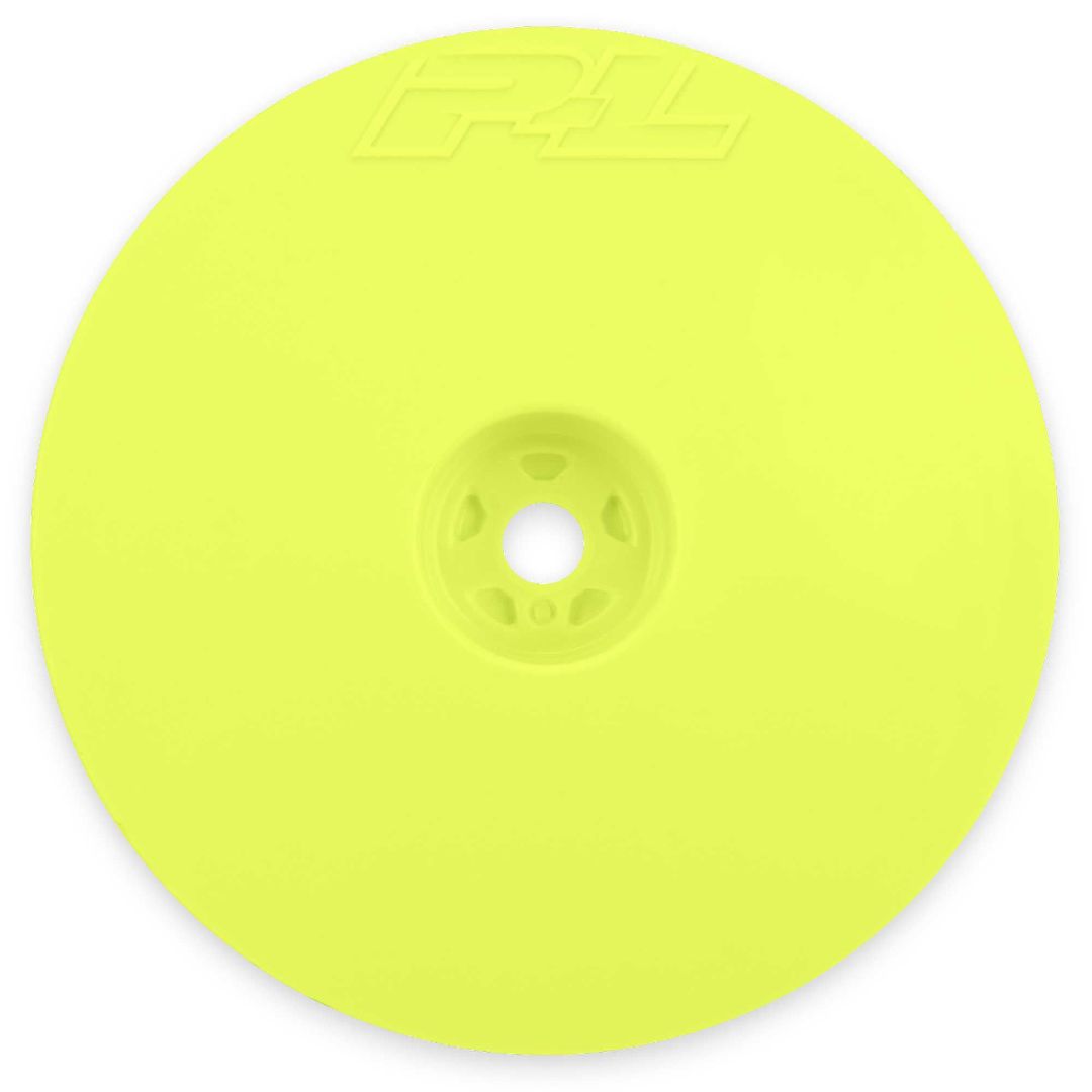 Pro-Line Velocity Narrow 2.2 Hex Carpet Front Yellow Whls – image 3