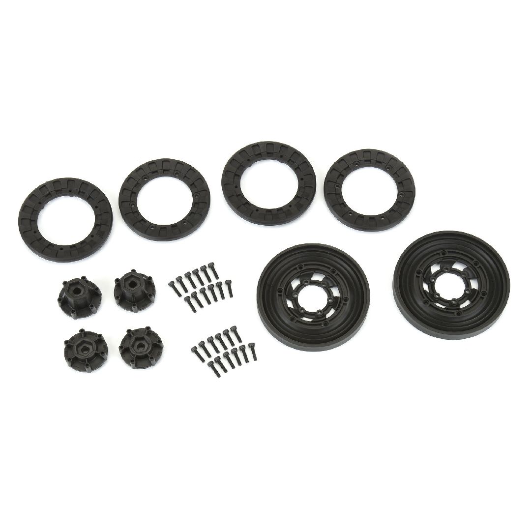 Pro-Line Vice CrushLock 2.6" Black Bead-Loc Rem Hex Wheels (2) – image 5
