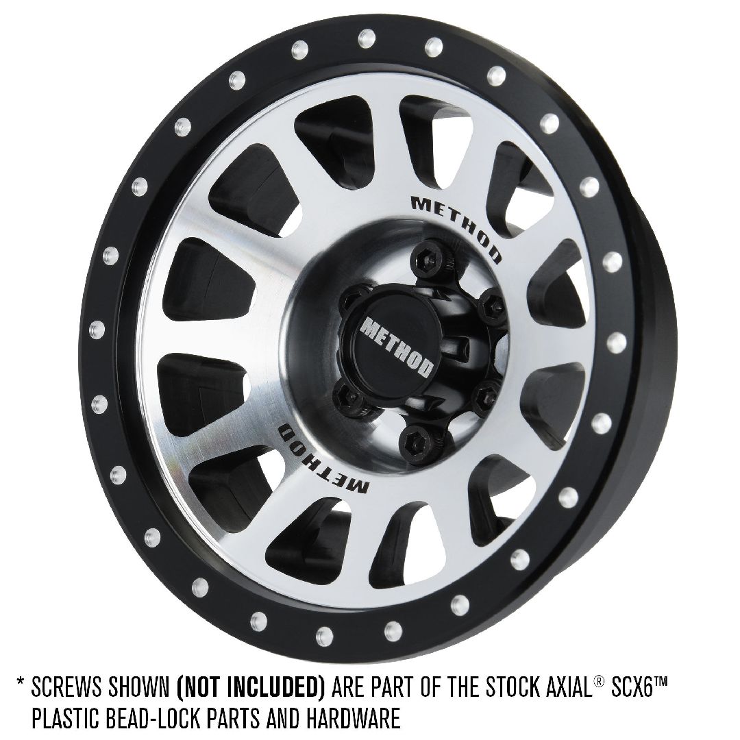 Pro-Line 2.9" Method 305 Silver Alum +2 Offset Wheel Faces (2) – image 4