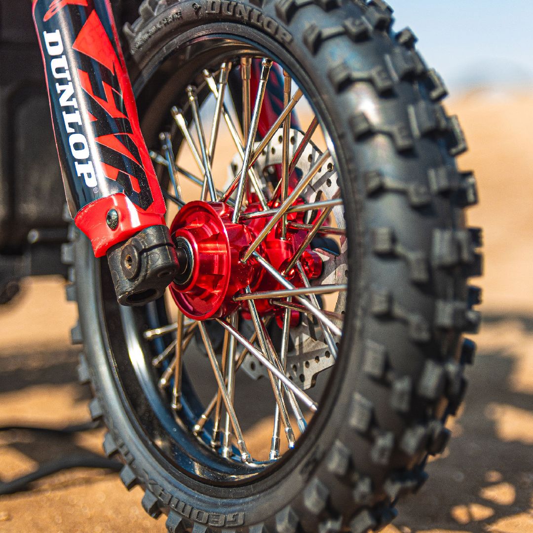 Pro-Line Pro-Spec Alum V2 Bead Front Wheel, Black/Red – image 2