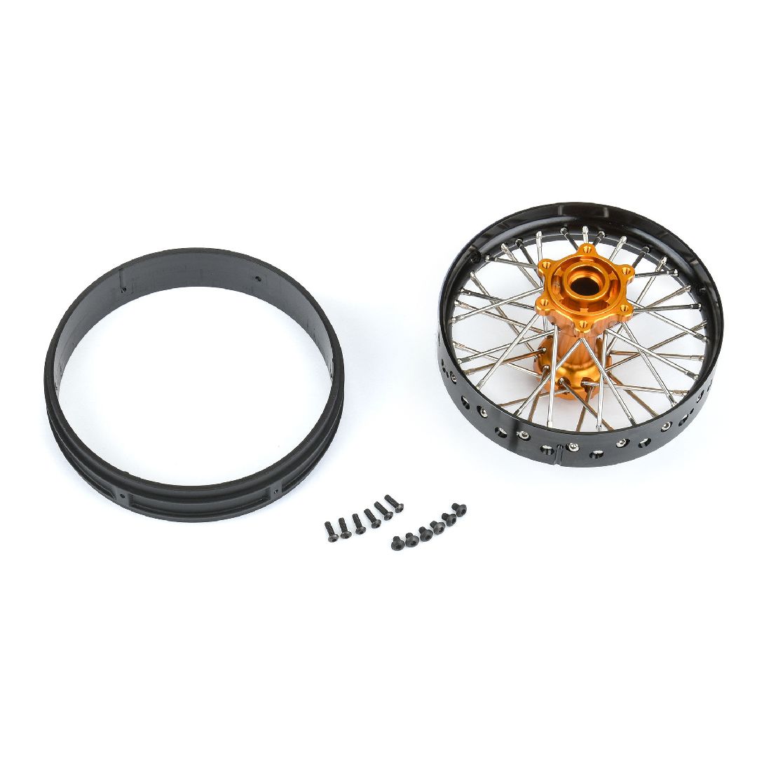 Pro-Line Pro-Spec Alum V2 Bead Rear Wheel, Black/Gold – image 4