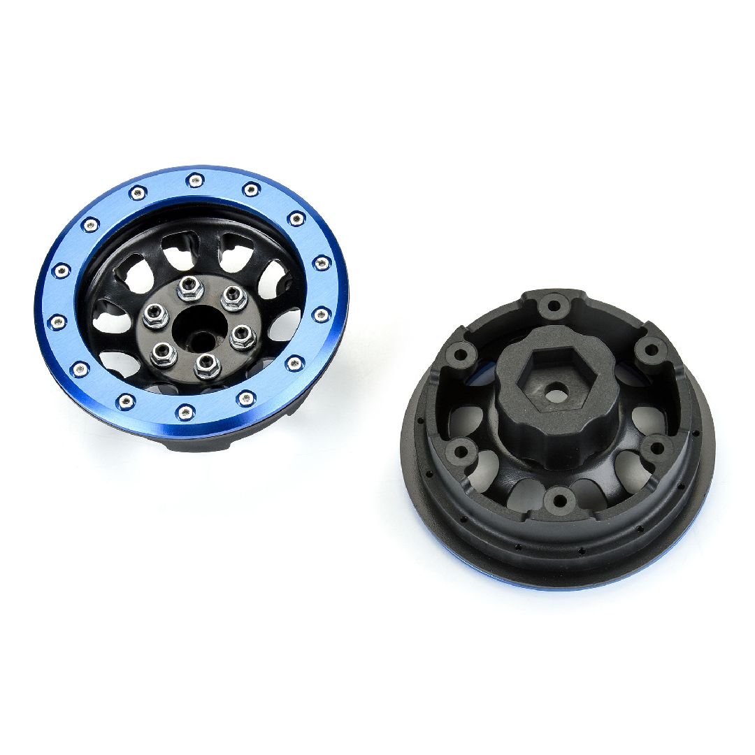 Pro-Line Steelies Blue/Black 2.9" Steel Dual Offset Whls – image 4