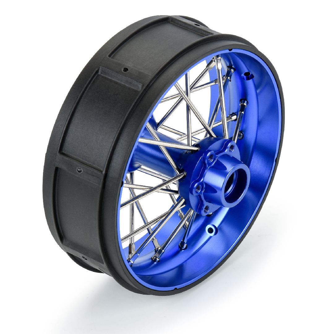 Pro-Line Pro-Spec Aluminum V2 Bead Rear Wheel Blue/Blue (1) – image 2