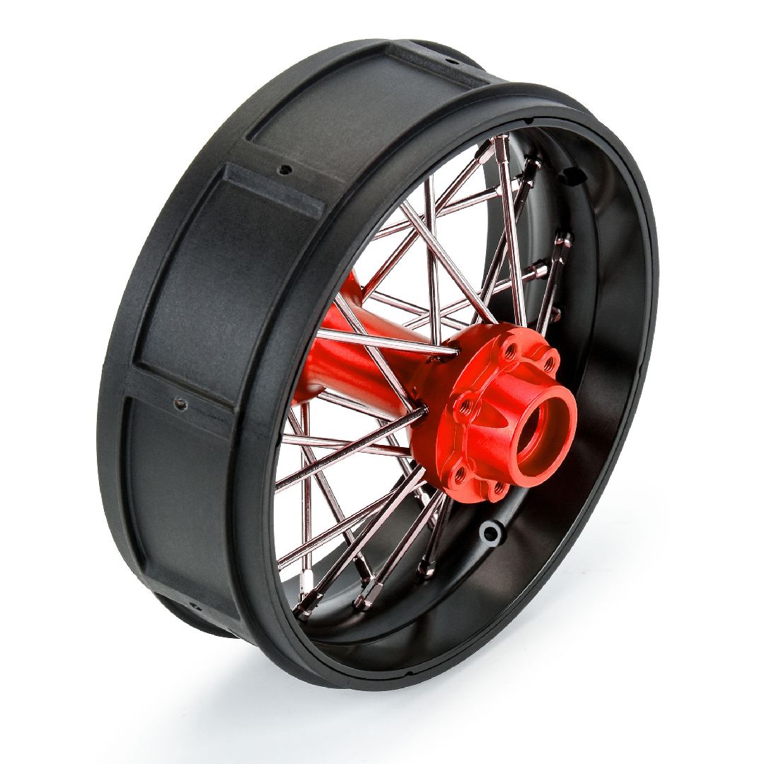 Pro-Line Pro-Spec Aluminum V2 Bead Rear Wheel Black/Red (1) – image 4