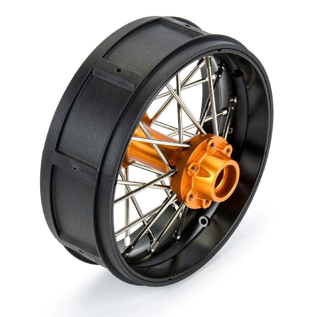 Pro-Line Pro-Spec Aluminum V2 Bead Rear Wheel Black/Gold (1) – image 3