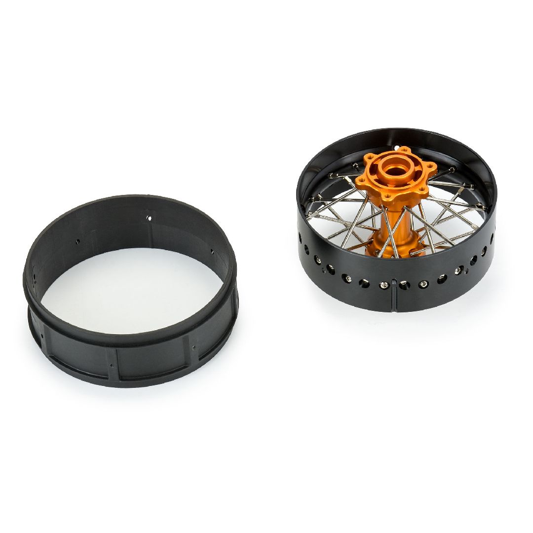 Pro-Line Pro-Spec Aluminum V2 Bead Rear Wheel Black/Gold (1) – image 4
