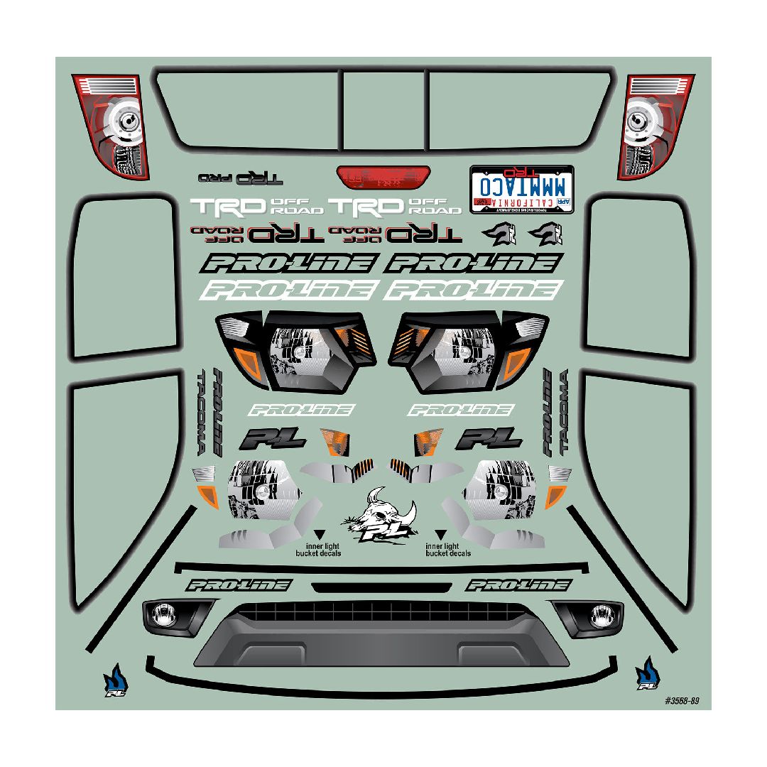 Pro-Line 2015 Tacoma TRD Pro Clear Body Set w/ Scale Assy. – image 3