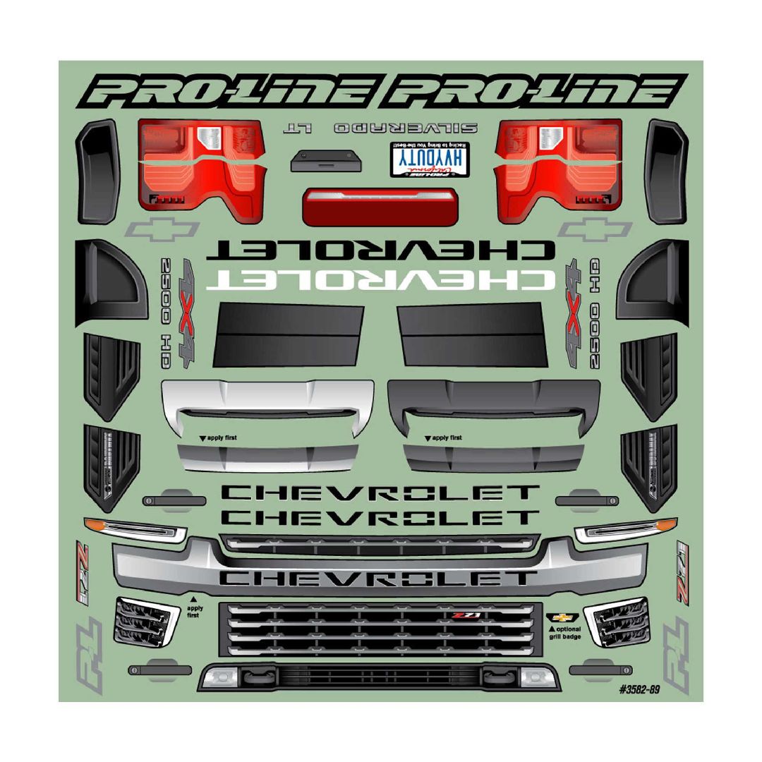 Pro-Line 2021 Chevrolet Silverado 2500 HD Clear Body – image 6
