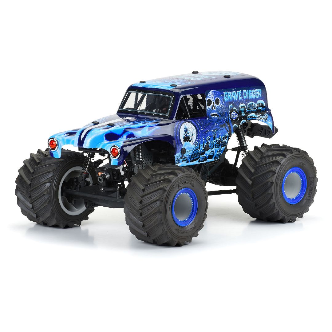 Pro-Line 1/10 Grave Digger Ice (Blue) Painted Body Set: LMT – image 3