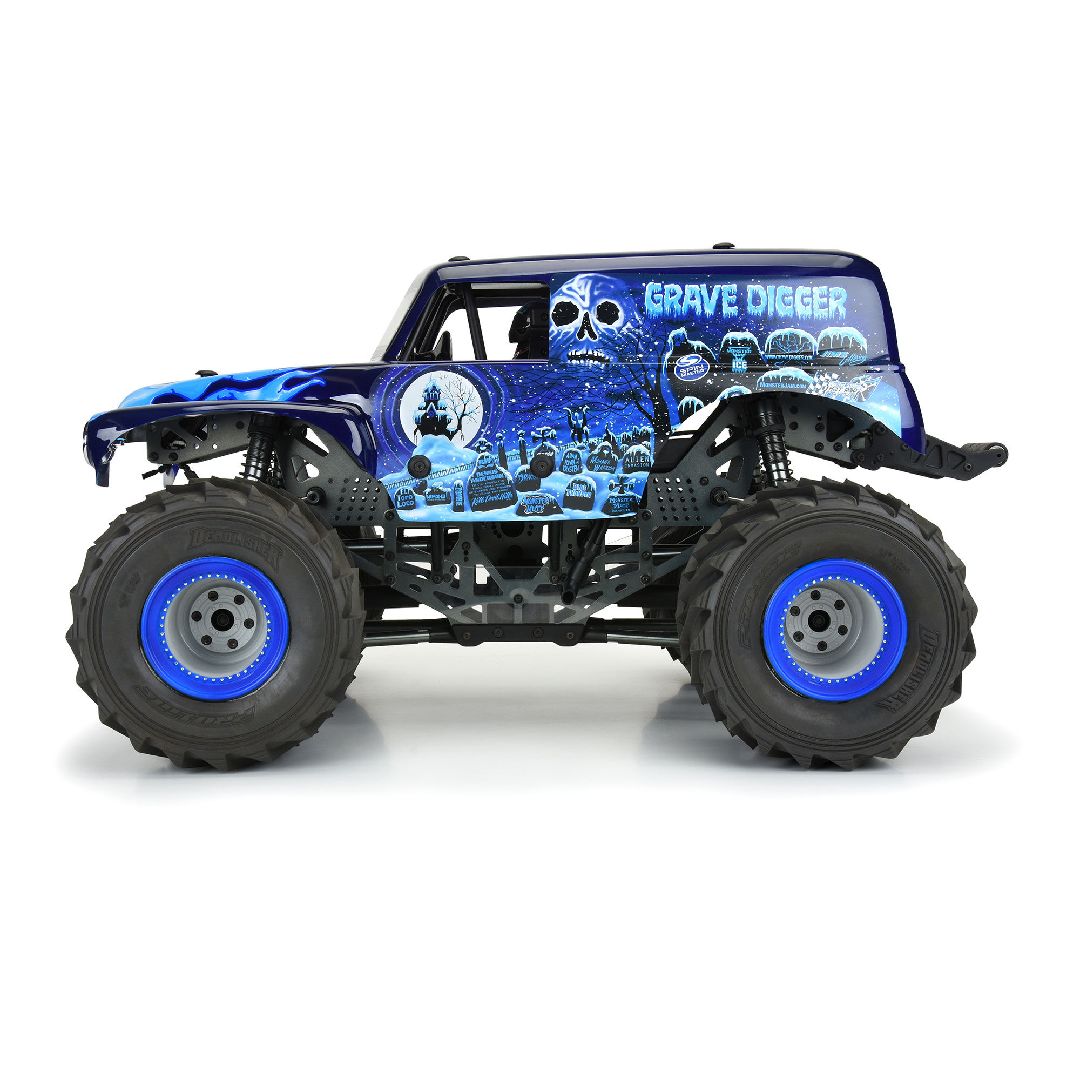 Pro-Line 1/10 Grave Digger Ice (Blue) Painted Body Set: LMT – image 5