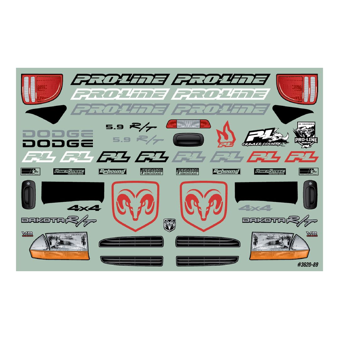 Pro-Line 1997 Dodge Dakota Clear Body – image 6