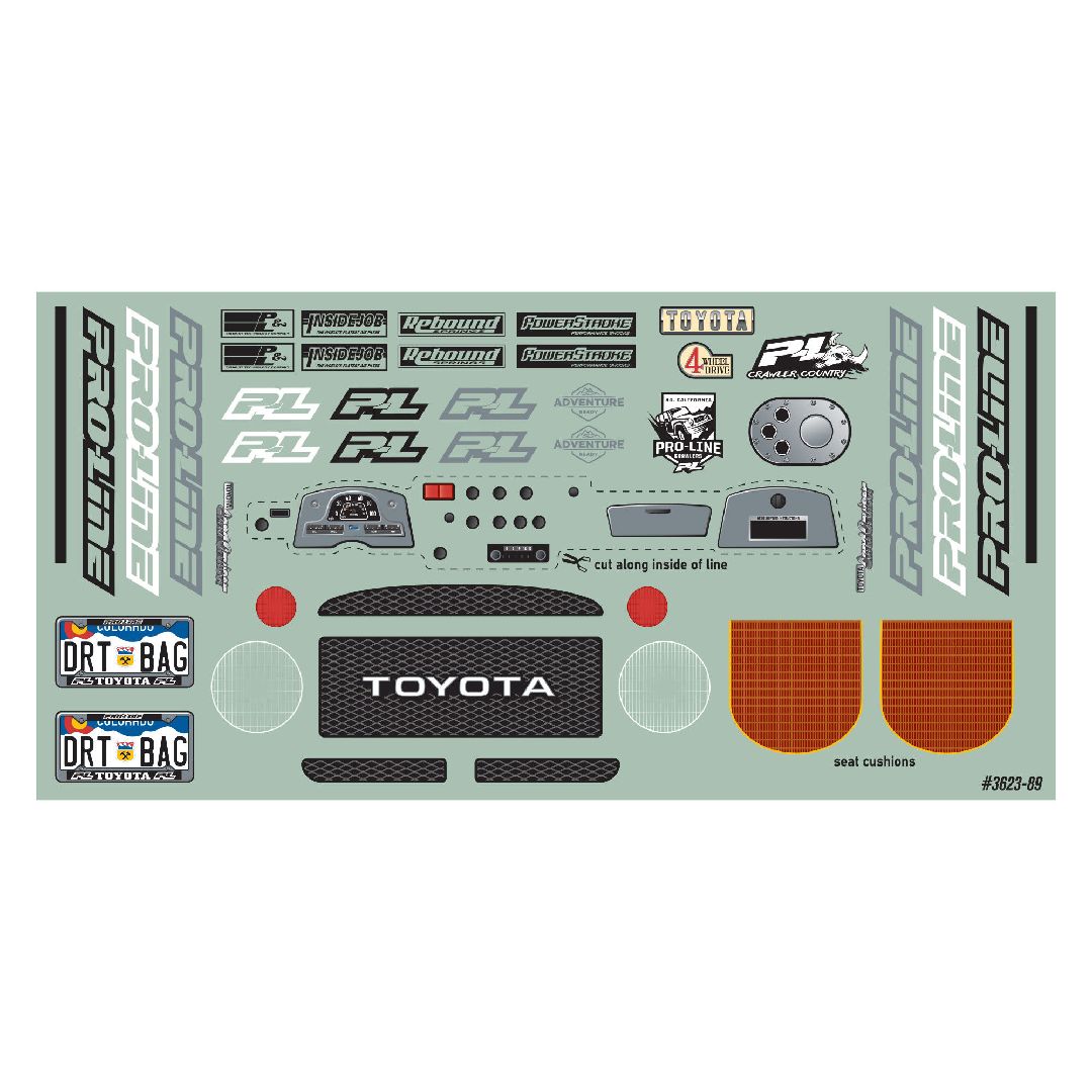 Pro-Line 1979 Land Cruiser Clear Body w/ Trail Cage/Scale Accy – image 4
