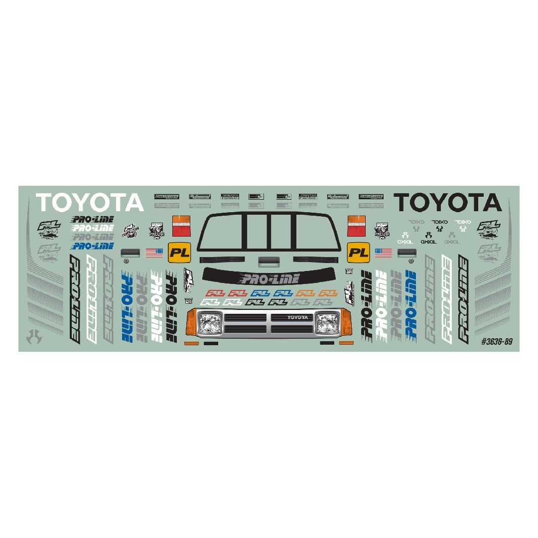 Pro-Line 1985 Toyota HiLux SR5 Clear Body: SCX24 – image 2