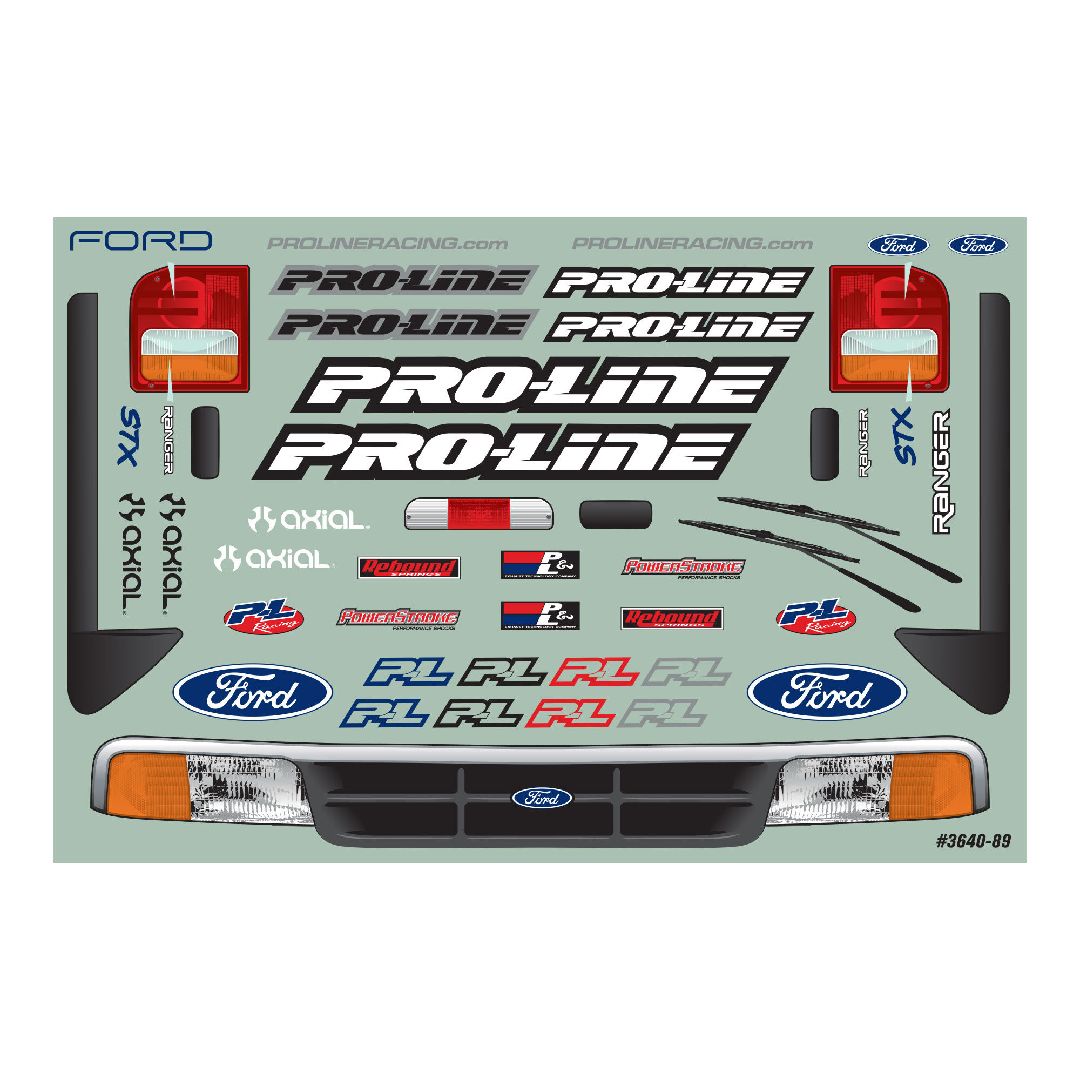 Pro-Line 1993 Ford Ranger Pre-Runner Clear Body – image 2