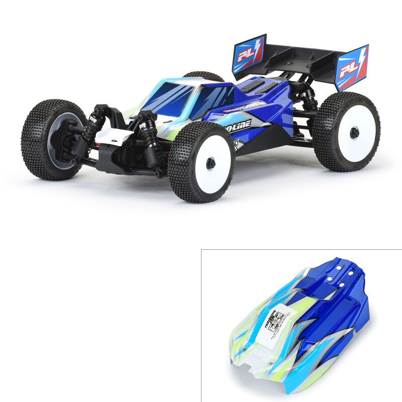Pro-Line Axis Jagged Body for Arrma Typhon Grom (White/Blue) – image 2