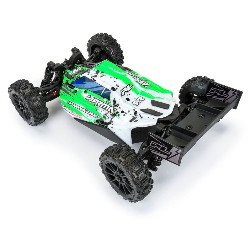 Pro-Line Axis Splat Body for Arrma Typhon Grom (Green/White) – image 3