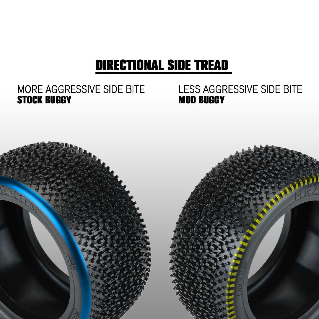 Pro-Line Hexon 2.2 Z3 Carpet Buggy Rear Tires (2) – image 2