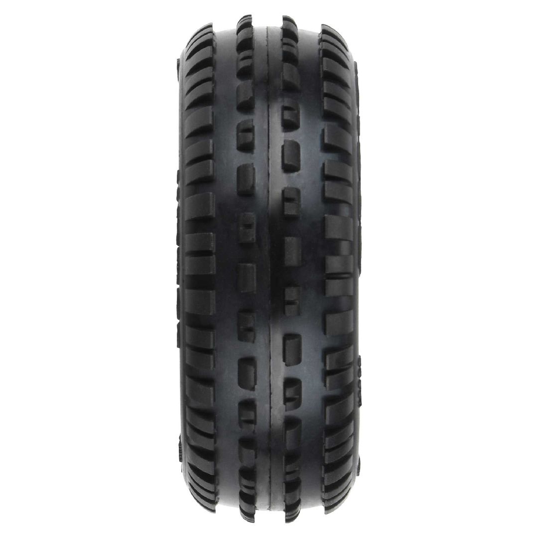 Pro-Line Wedge Carpet Mini-B Tires on Yellow Wheels (2) – image 5