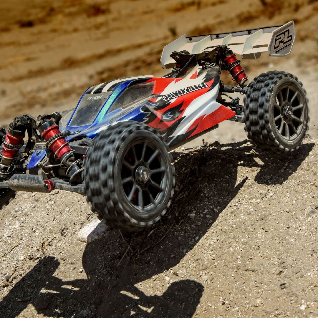 Pro-Line Badlands (Medium) Tires on Mach 10 Black Wheels (2) – image 4