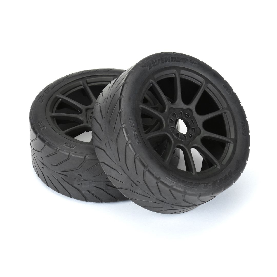 Pro-Line Avenger (Soft) BELTED Tires on Mach 10 Wheels (2) – image 3