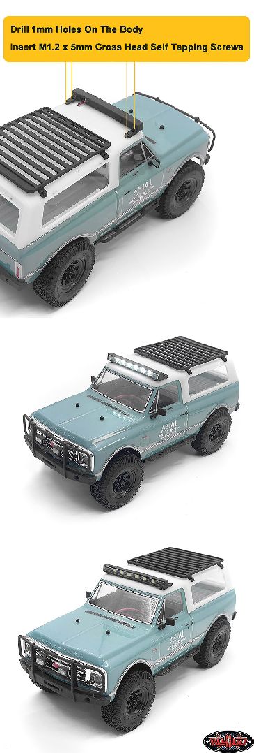 RC4WD Roof LED Light Bar for Axial SCX24 1967 Chevrolet C10 – image 4