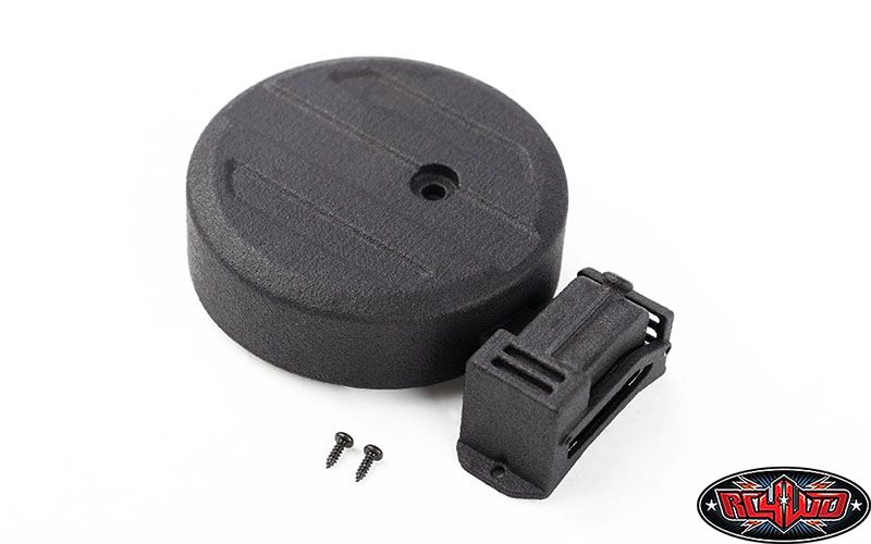 RC4WD Spare Tire Holder w/ Fuel Tank for Axial SCX24 2021 Bronco – image 3